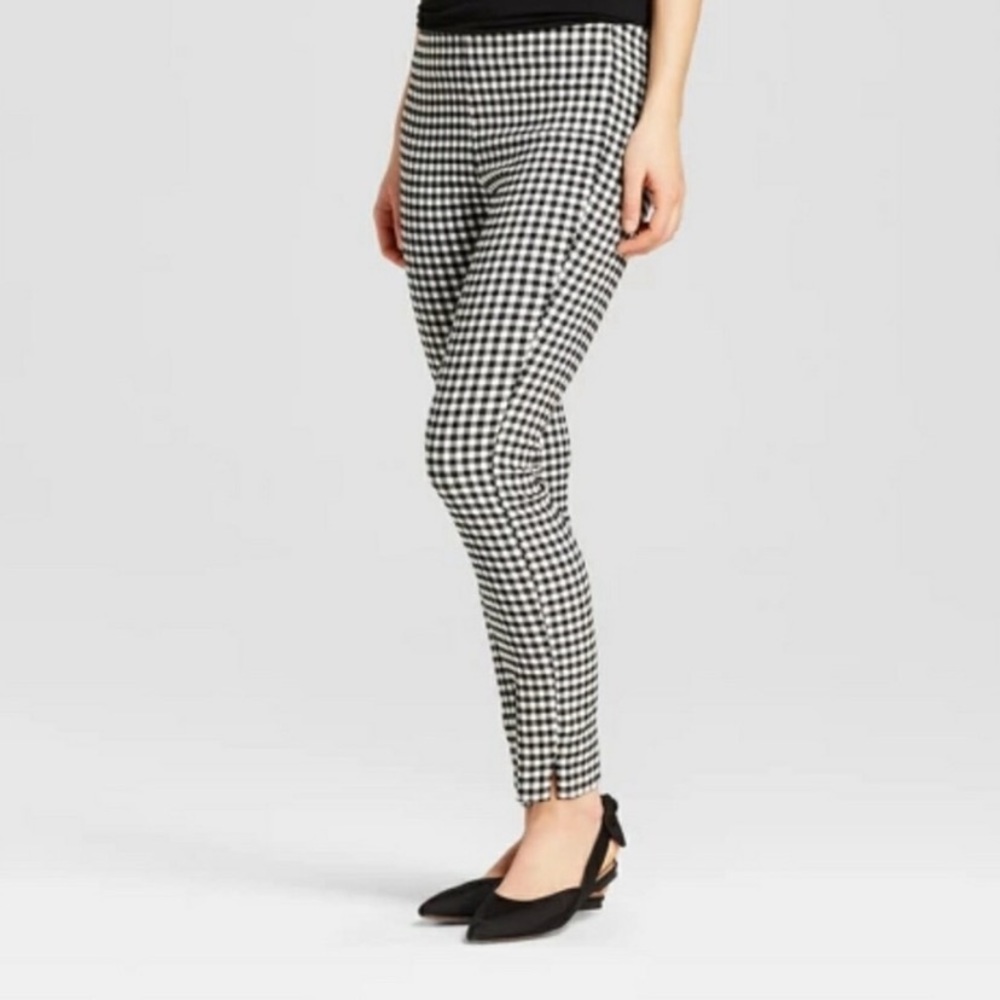 Who what wear black white gingham pants
